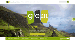 Desktop Screenshot of gemadventure.com